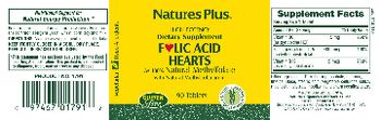 Nature's Plus High Potency Folic Acid Hearts - supplement