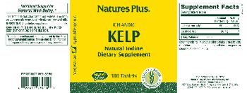 Nature's Plus Icelandic Kelp - natural iodine supplement