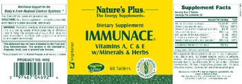 Nature's Plus Immunace - supplement