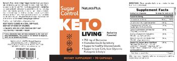 Natures Plus KetoLiving Sugar Control - supplement