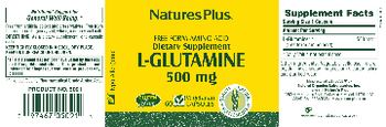 Nature's Plus L-Glutamine 500 mg - supplement