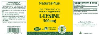 Nature's Plus L-Lysine 500 mg - supplement