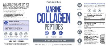 Nature's Plus Marine Collagen Peptides - supplement