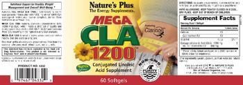 Nature's Plus Mega CLA 1200 - conjugated linoleic acid supplement