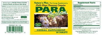 Nature's Plus Multi-Stage Cleansing Complex Para System - herbal supplement