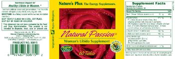 Nature's Plus Natural Passion - womans libido supplement