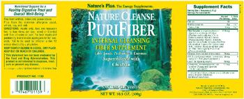 Nature's Plus Nature Cleanse PuriFiber - internal cleansing fiber supplement