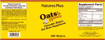 Nature's Plus Oats 'N Honey - chewable wafers oat bran supplement
