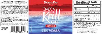 Nature's Plus Omega Krill Oil 600 mg - supplement