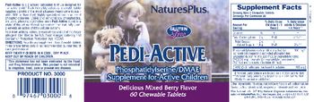 Nature's Plus Pedi-Active Delicious Mixed Berry Flavor - supplement for active children