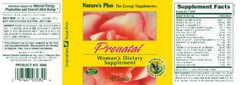 Nature's Plus Prenatal - womans supplement