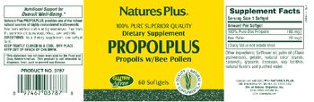 Nature's Plus Propolplus - supplement