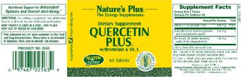 Nature's Plus Quercetin Plus W/ Bromelain & Vit. C - supplement