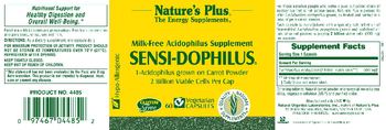 Nature's Plus Sensi-Dophilus - milkfree acidophilus supplement