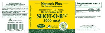 Nature's Plus Shot-O-B12 5000 mcg - supplement