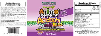 Nature's Plus Source Of Life Animal Parade AcidophiKidz Natural Berry Flavor - childrens chewable supplement