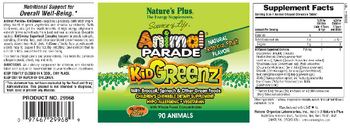 Nature's Plus Source Of Life Animal Parade KidGreenz Natural Tropical Flavor - childrens chewable supplement