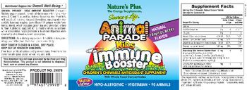 Nature's Plus Source Of Life Animal Parade Kids Immune Booster Natural Tropical Berry Flavor - childrens chewable antioxidant supplement with whole food concentrates