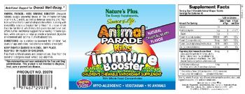 Nature's Plus Source Of Life Animal Parade Kids Immune Booster Natural Tropical Berry Flavor - childrens chewable antioxidant supplement