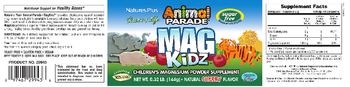 Nature's Plus Source Of Life Animal Parade MagKids Natural Cherry Flavor - childrens magnesium powder supplement