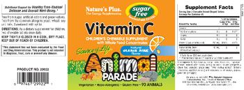 Nature's Plus Source Of Life Animal Parade Vitamin C Natural Orange Juice Flavor - childrens chewable supplement