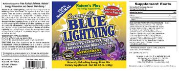 Nature's Plus Source of Life Blue Lightening with Blueberry, Red Wine Grape, Elderberry and Black Currant - supplement