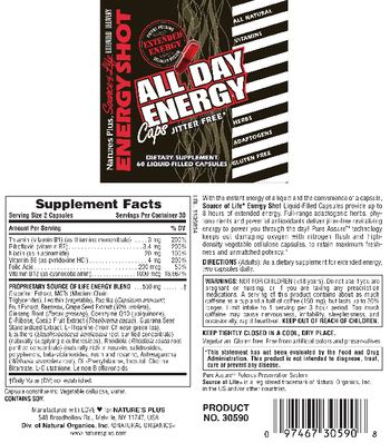 Nature's Plus Source Of Life Extended Delivery Energy Shot - supplement