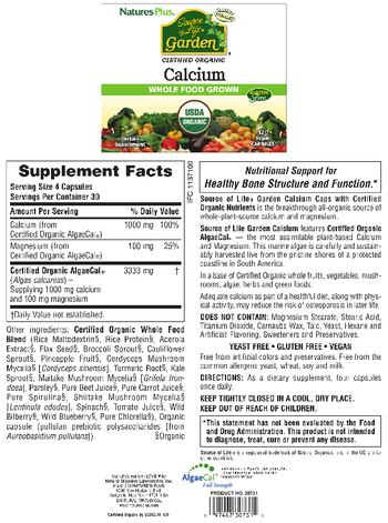 Nature's Plus Source of Life Garden Calcium - supplement