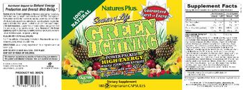 Nature's Plus Source of Life Green Lightning - supplement