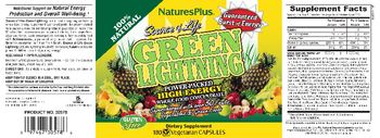 Nature's Plus Source of Life Green Lightning - supplement