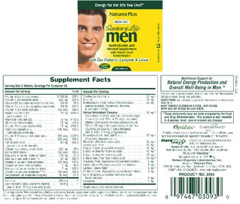 Nature's Plus Source Of Life Iron-Free Source of Life Men - multivitamin and mineral supplement