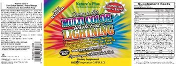 Nature's Plus Source Of Life Multi Color Whole Food Lightning - supplement