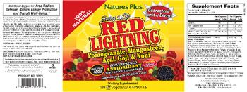 Nature's Plus Source of Life Red Lightning - supplement
