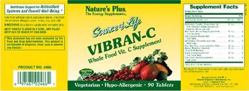 Nature's Plus Source Of Life Vibran-C - whole food vit c supplement