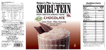 Nature's Plus Spiru-Tein High Protein Energy Meal Chocolate - 