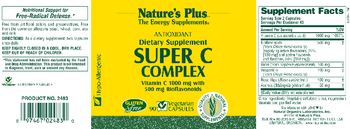 Nature's Plus Super C Complex - supplement