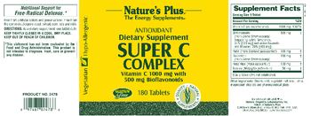 Nature's Plus Super C Complex - supplement