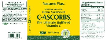 Nature's Plus Sustained Release C-Ascorbs - supplement