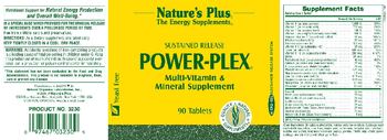 Nature's Plus Sustained Release Power-Plex - multivitamin mineral supplement