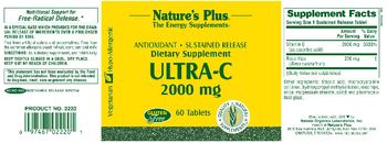 Nature's Plus Sustained Release Ultra-C 2000 mg - supplement