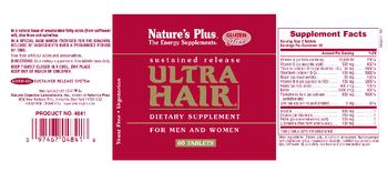 Nature's Plus Sustained Release Ultra Hair - supplement