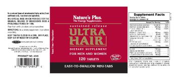 Nature's Plus Sustained Release Ultra Hair - supplement