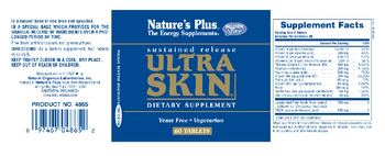 Nature's Plus Sustained Release Ultra Skin - supplement