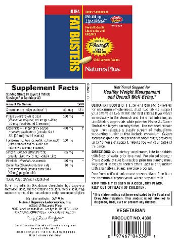 Nature's Plus Ultra Fat Busters with 400 mg LipoShield - supplement