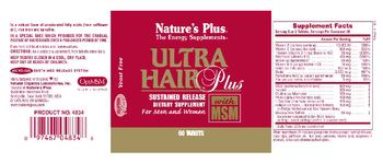 Nature's Plus Ultra Hair Plus For Men And Women - supplement