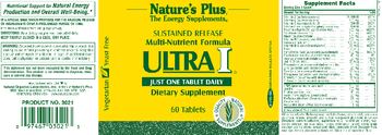 Nature's Plus Ultra I - supplement