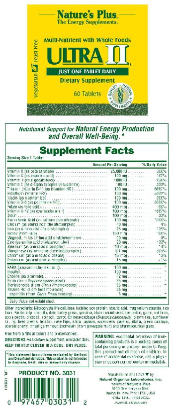 Nature's Plus Ultra II - supplement