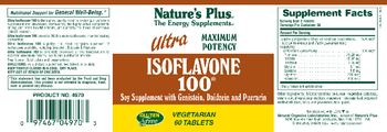 Nature's Plus Ultra Maximum Potency Isoflavone 100 - soy supplement with genistein daidzein and puerarin