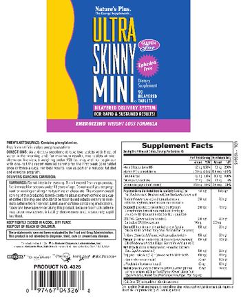 Nature's Plus Ultra SKINNY MINI - supplement