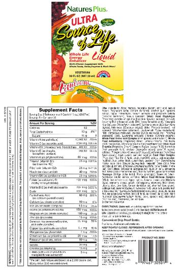 Nature's Plus Ultra Source of Life Liquid Natural Mango Pineapple Flavor - multivitamin supplement with whole foods herbs enzymes much more